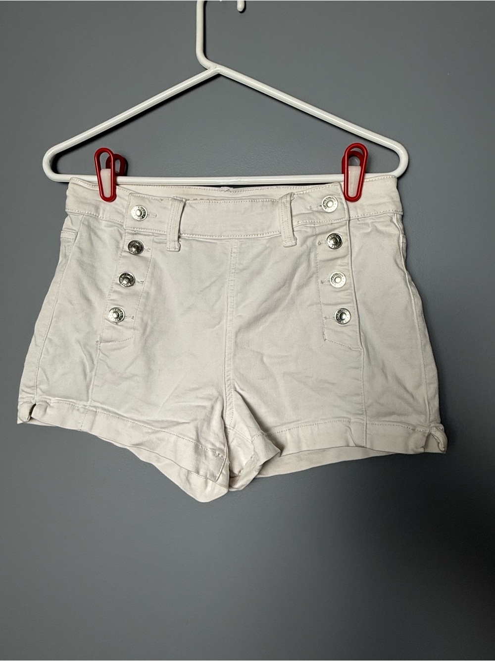 American Eagle Outfitters Next Level Stretch High Waisted Sailor Shorts Sz 8